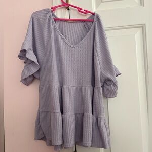 Altar’d State Purple Top Extra Small